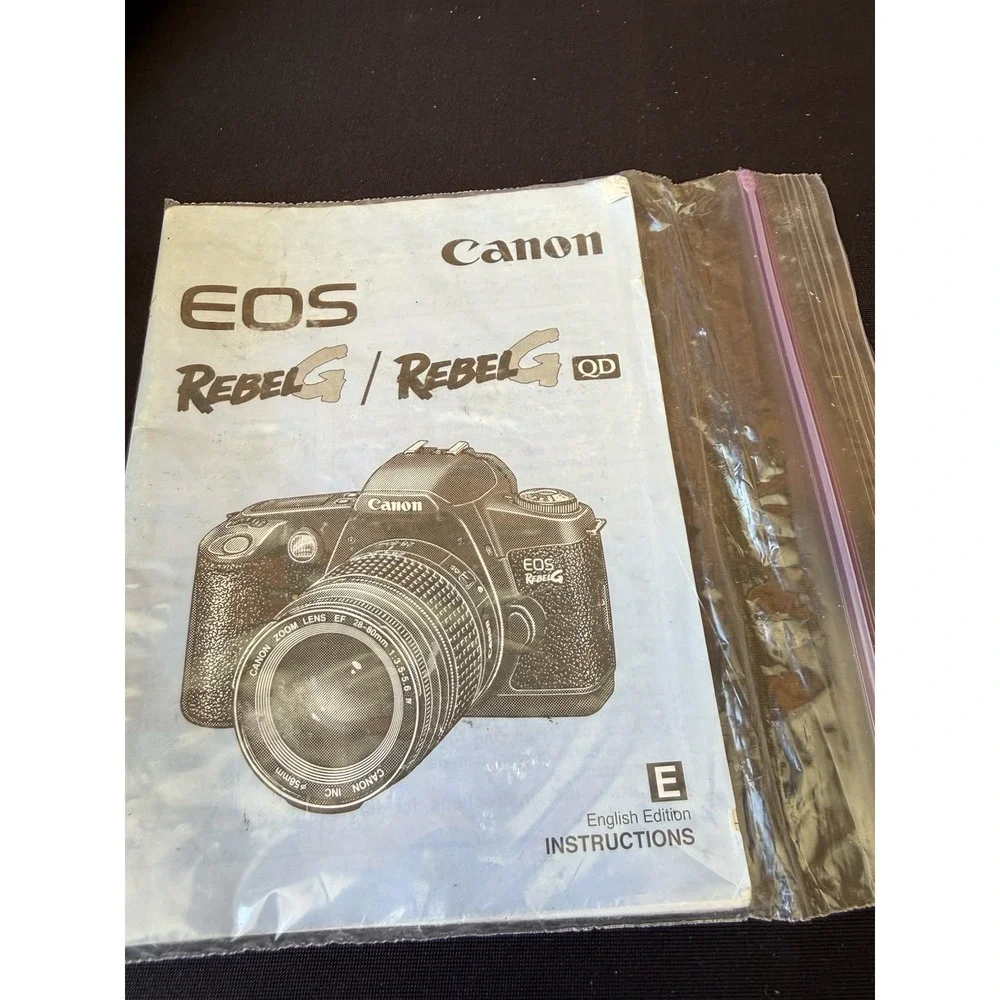 Canon EOS Rebel G 35mm Film‎ Camera w/ 28-80mm Lens Vintage